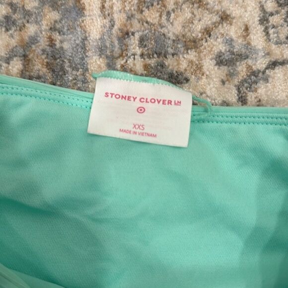 High Waist Ribbed Bikini Bottom - Stoney Clover Lane x Target  - Light Green - Picture 3 of 4